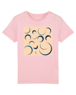 Cream Moon Patterns Tricou mânecă scurtă  Copii Mini Creator