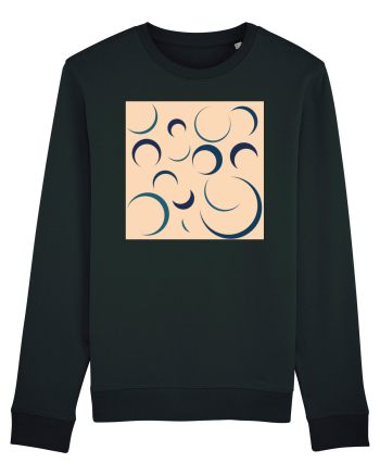 Cream Moon Patterns Black
