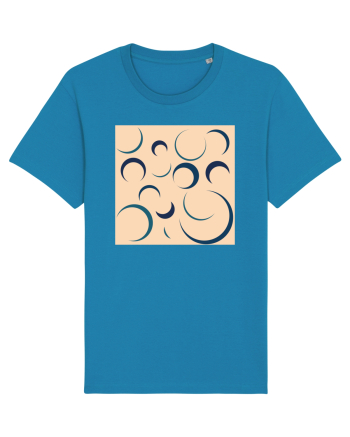 Cream Moon Patterns Azur