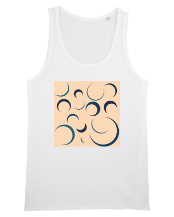 Cream Moon Patterns White