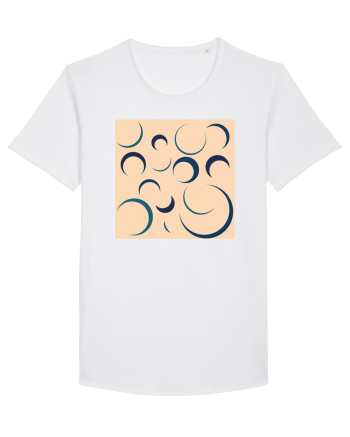 Cream Moon Patterns White