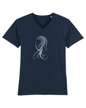Profil in Alb French Navy