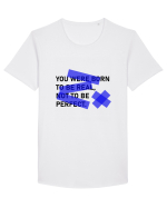Born to be REAL Tricou mânecă scurtă guler larg Bărbat Skater