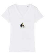 True Smile Tricou mânecă scurtă guler V Damă Evoker