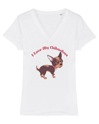 I Love My Chihuahua White