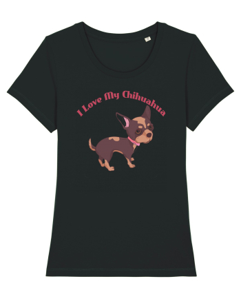I Love My Chihuahua Black