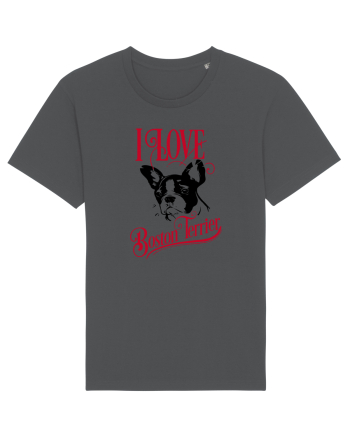 I Love Boston Terrier Anthracite