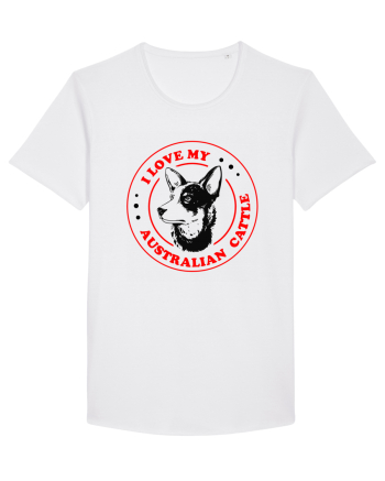 I Love My Australian Cattle White