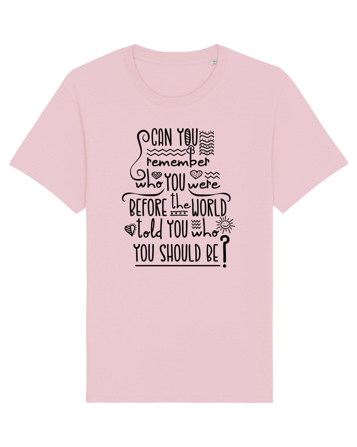 Tricou mânecă scurtă Unisex Rocker Cotton Pink