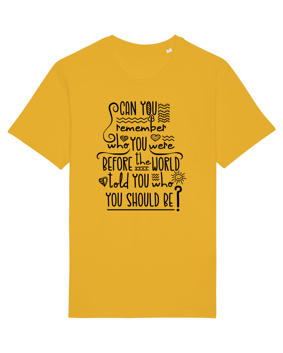 Tricou mânecă scurtă Unisex Rocker Spectra Yellow