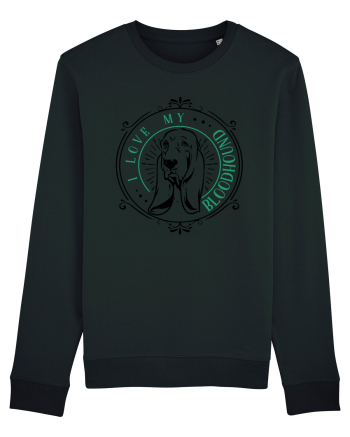 I Love My Bloodhound Black