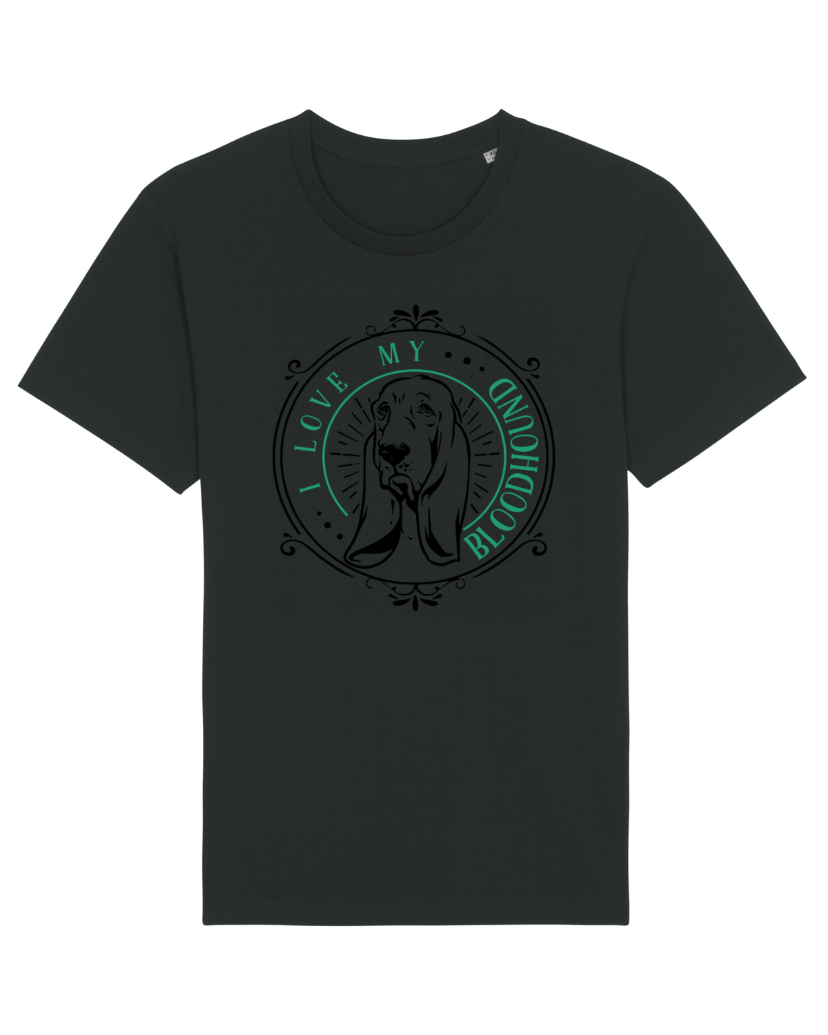 Tricou mânecă scurtă Unisex Rocker Black