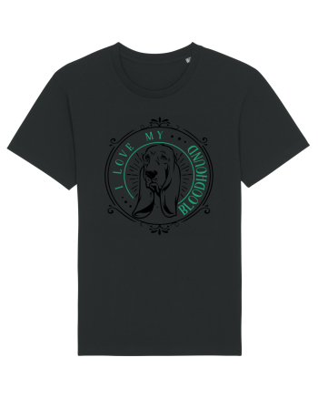 I Love My Bloodhound Black