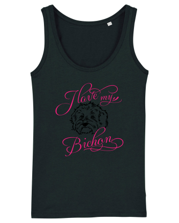 I Love My Bichon Black