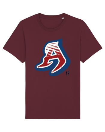 litera a Burgundy