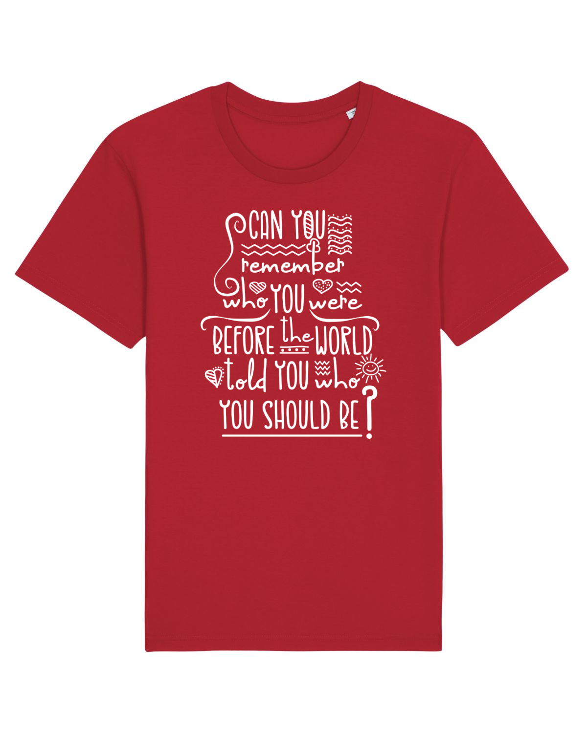 Tricou mânecă scurtă Unisex Rocker Red