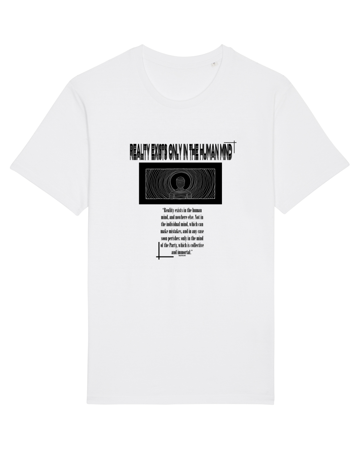 Tricou mânecă scurtă Unisex Rocker White