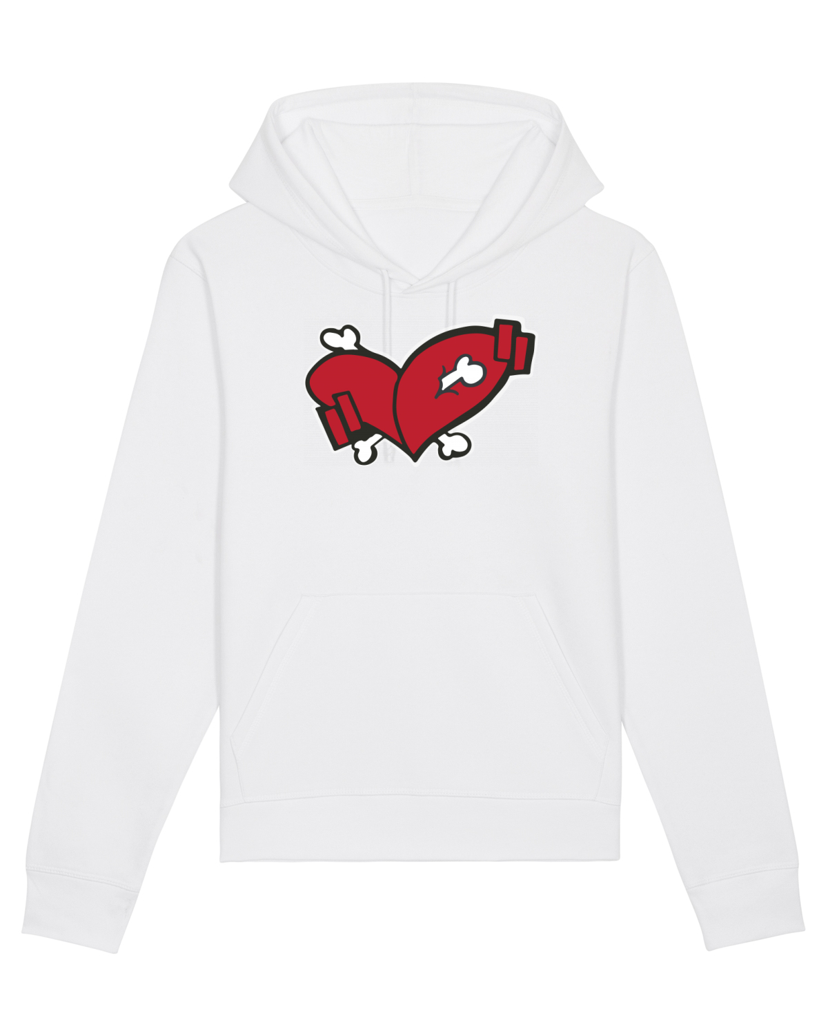 Hanorac Unisex Drummer White
