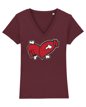 Red BONES X Wildheart Burgundy
