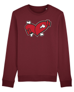 Red BONES X Wildheart Bluză mânecă lungă Unisex Rise