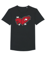 Red BONES X Wildheart Tricou mânecă scurtă guler larg Bărbat Skater