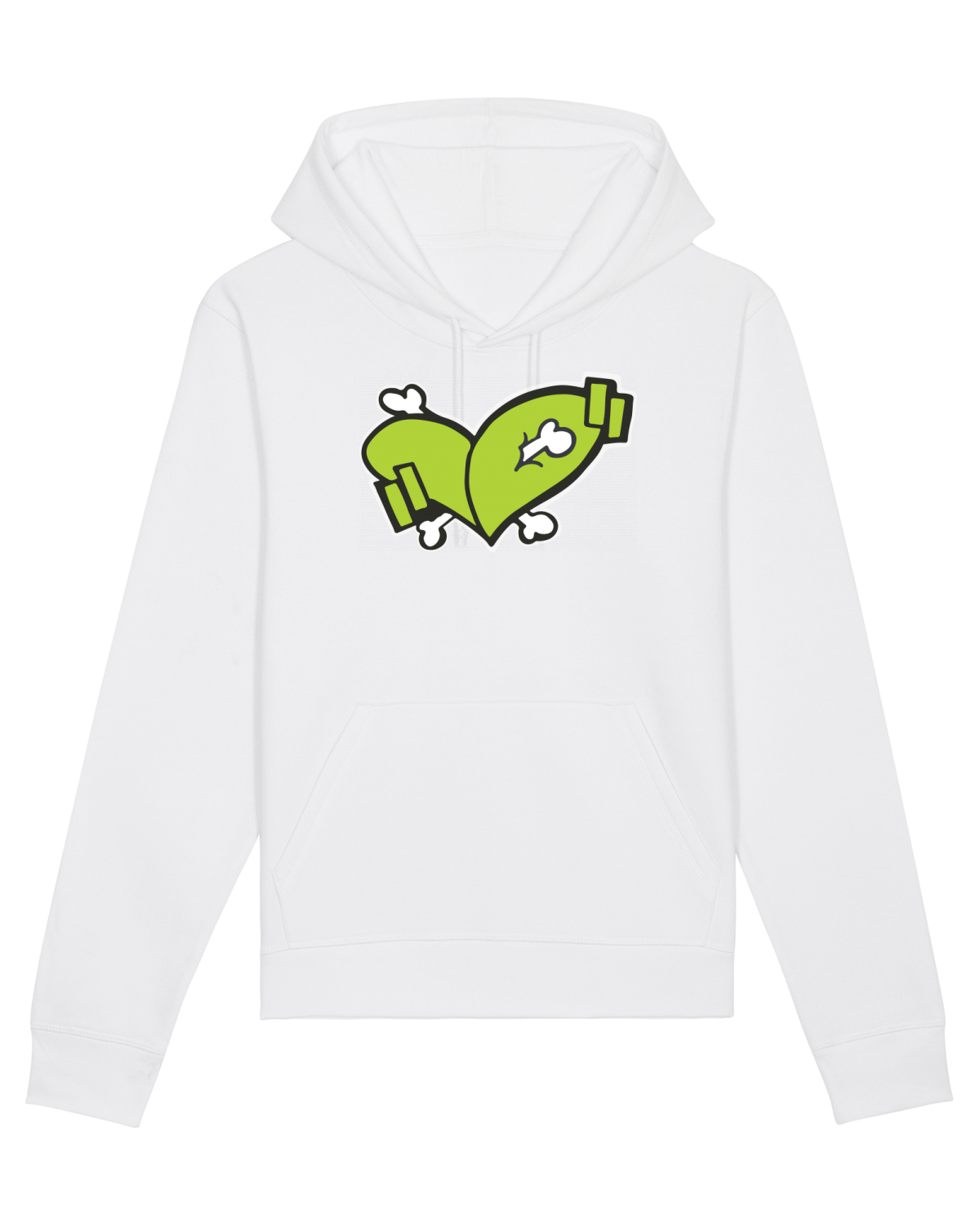 Hanorac Unisex Drummer White