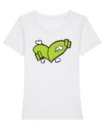 Green BONES x Wildheart Tricou mânecă scurtă guler larg fitted Damă Expresser