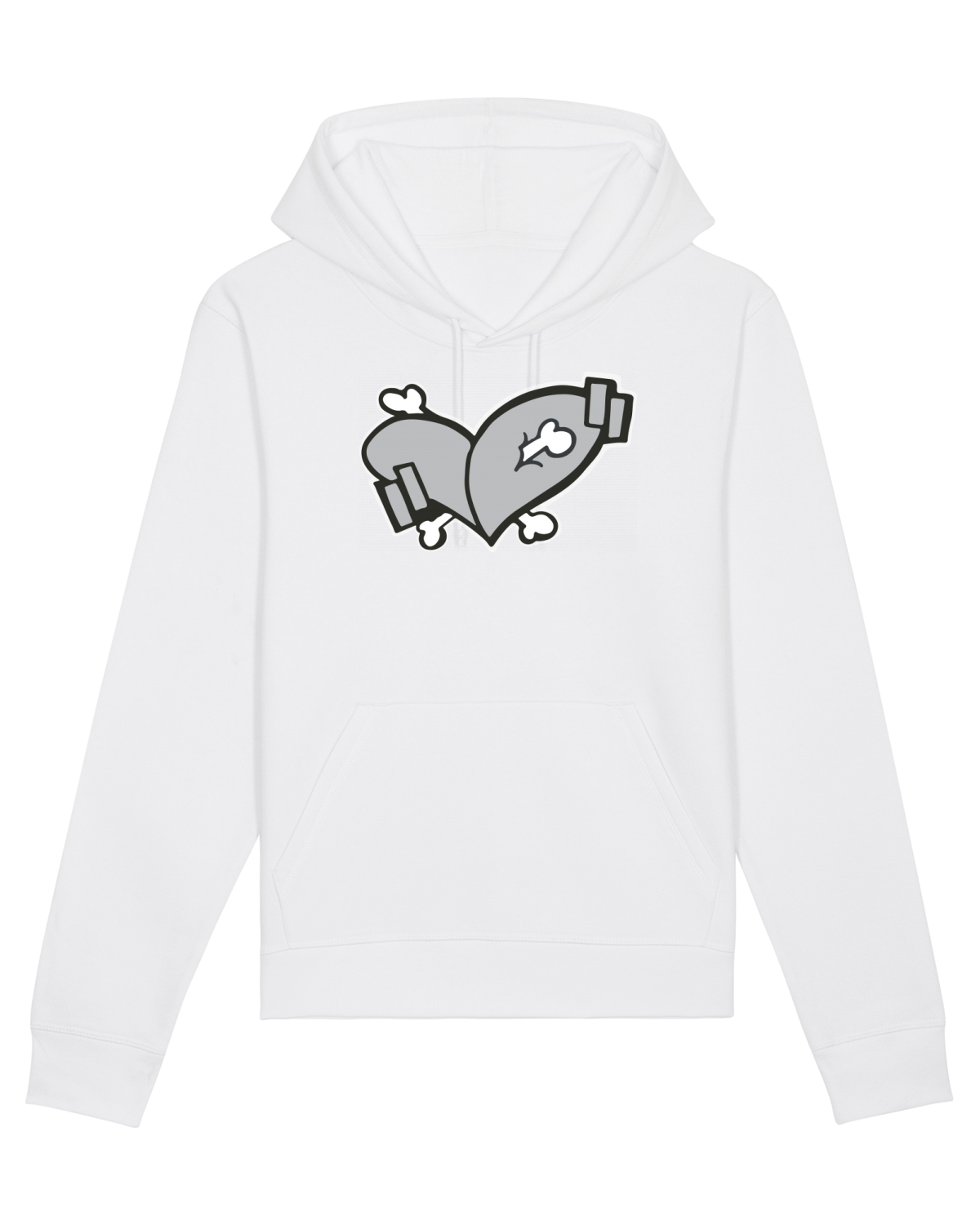 Hanorac Unisex Drummer White