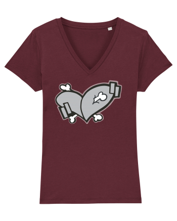 Grey BONES x Wildheart Burgundy