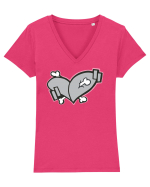 Grey BONES x Wildheart Tricou mânecă scurtă guler V Damă Evoker