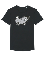 Grey BONES x Wildheart Tricou mânecă scurtă guler larg Bărbat Skater