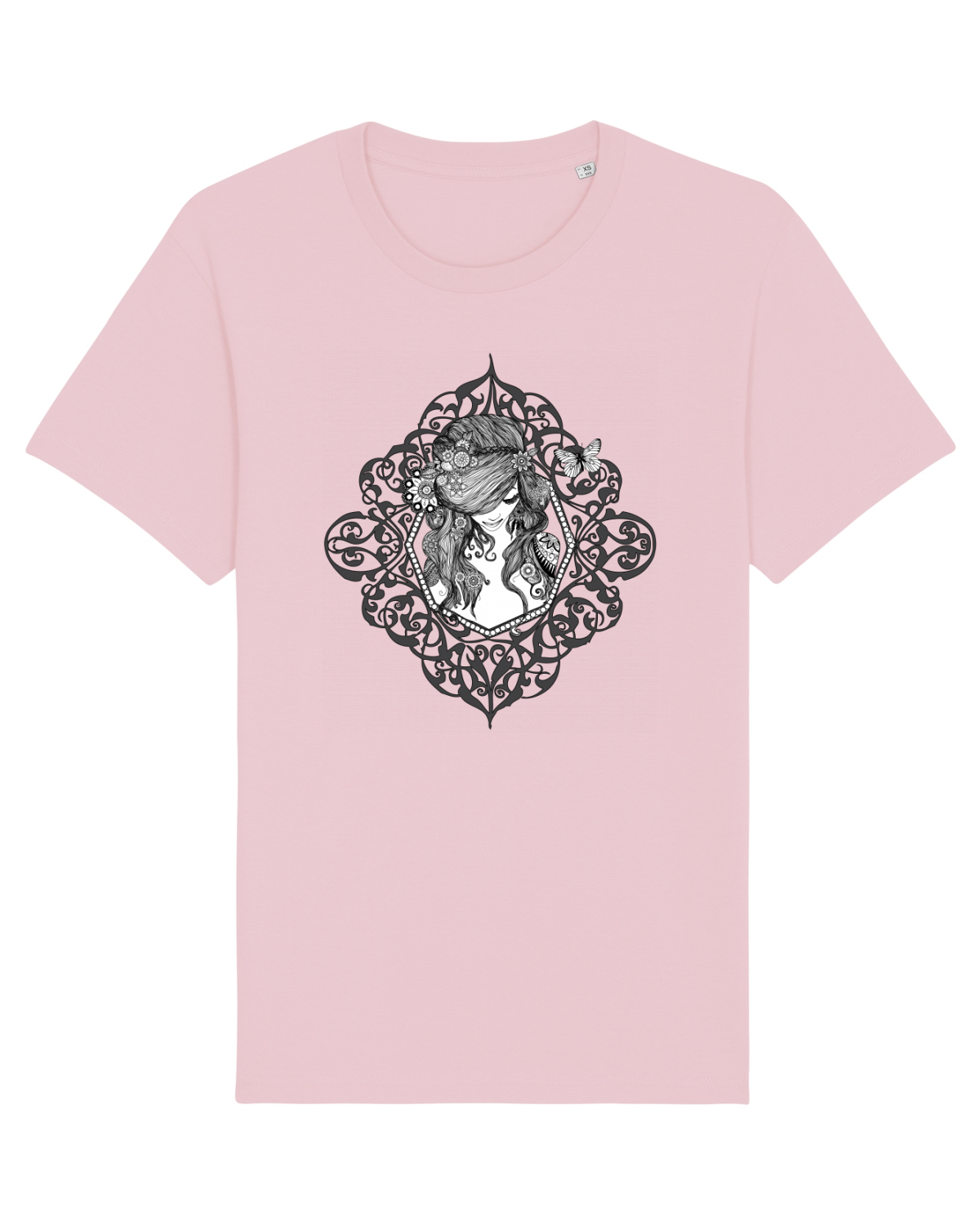 Tricou mânecă scurtă Unisex Rocker Cotton Pink