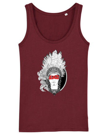 Mandala indian Burgundy