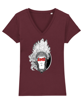 Mandala indian Burgundy