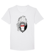 Mandala indian Tricou mânecă scurtă guler larg Bărbat Skater