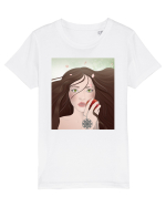 Girl with apple Tricou mânecă scurtă  Copii Mini Creator
