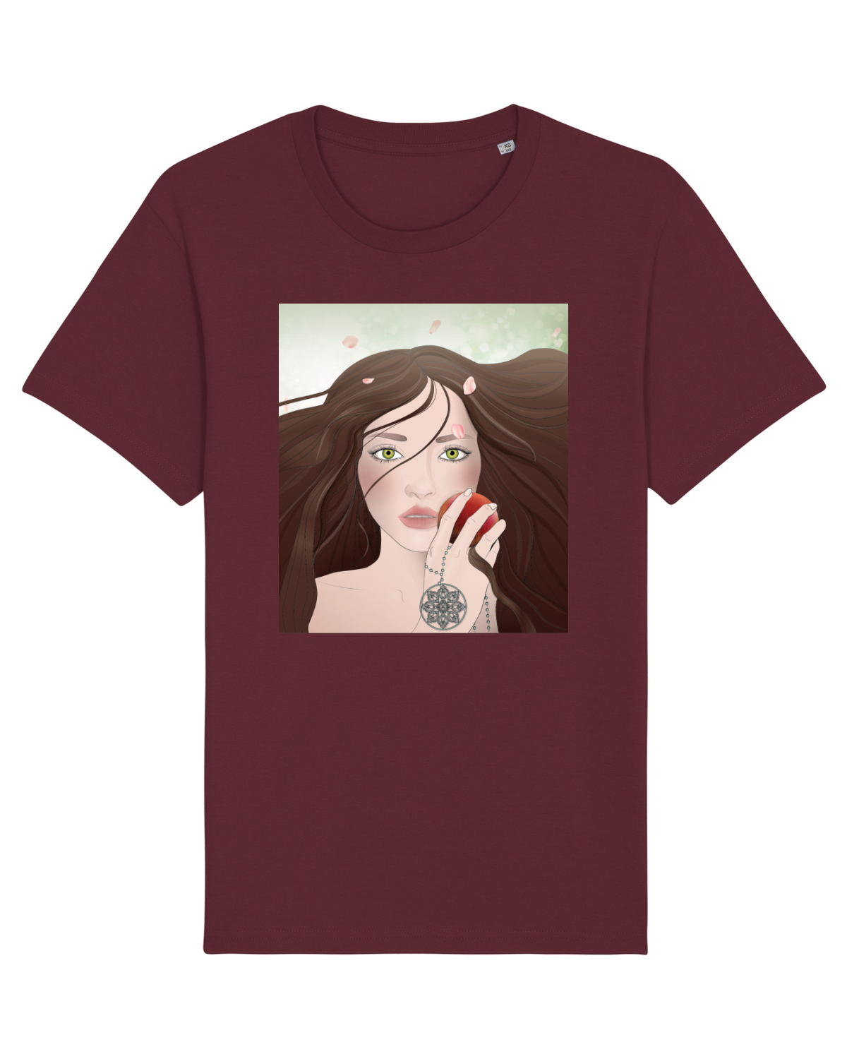 Tricou mânecă scurtă Unisex Rocker Burgundy
