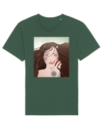 Girl with apple Tricou mânecă scurtă Unisex Rocker