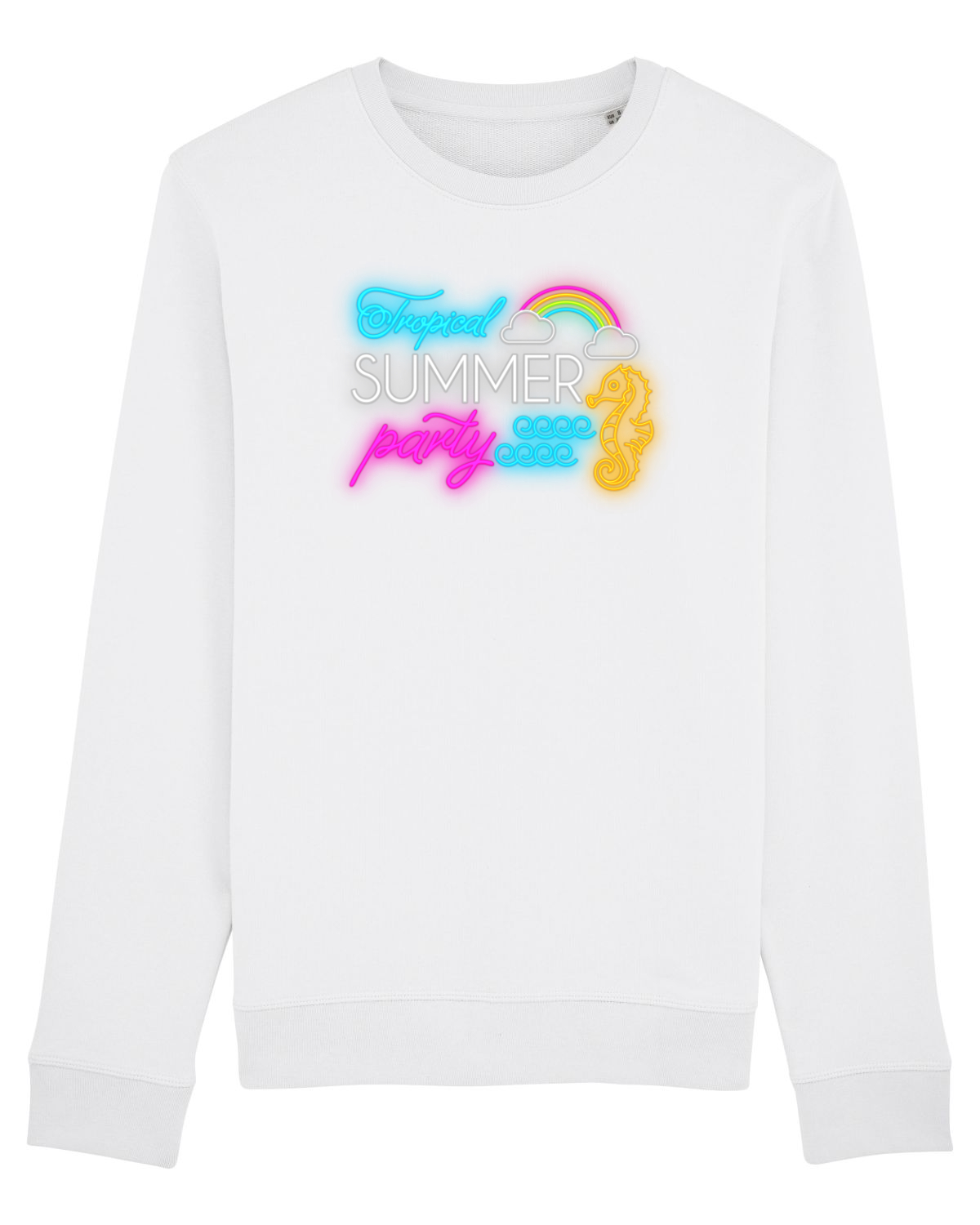 Bluză mânecă lungă Unisex Rise White