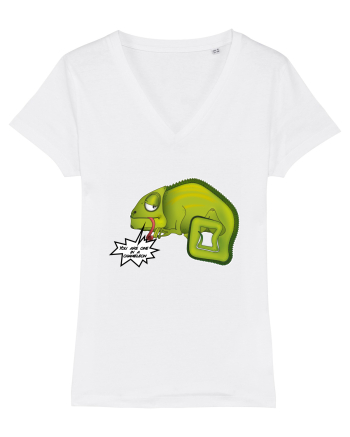 Chameleon quote White