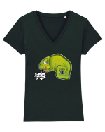 Chameleon quote Tricou mânecă scurtă guler V Damă Evoker