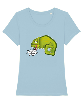 Chameleon quote Sky Blue