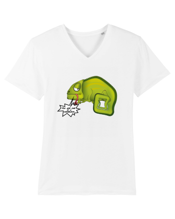 Chameleon quote White