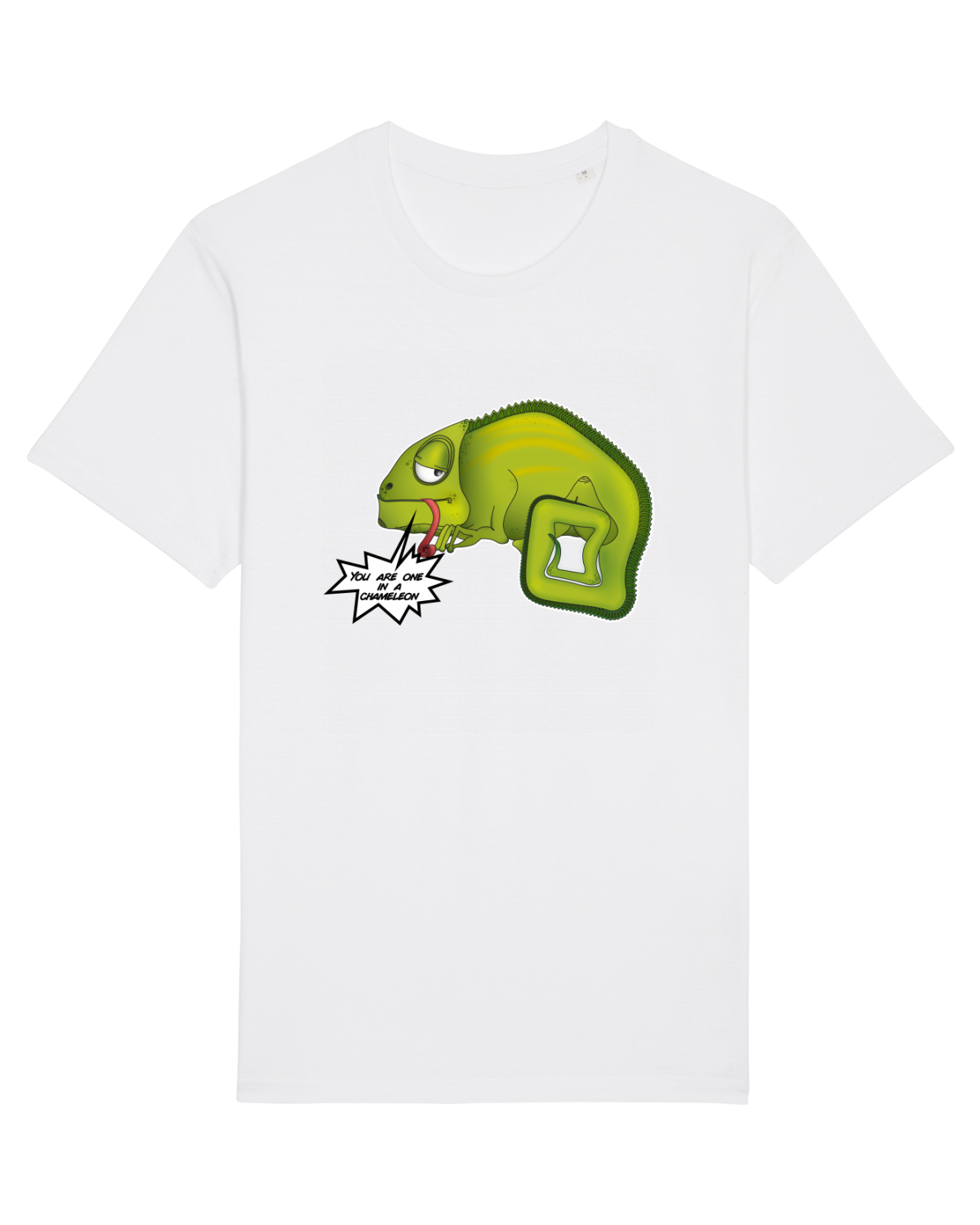 Tricou mânecă scurtă Unisex Rocker White