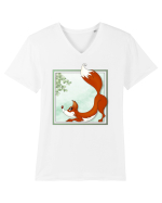 Fox Tricou mânecă scurtă guler V Bărbat Presenter