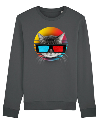 3D cat Bluză mânecă lungă Unisex Rise