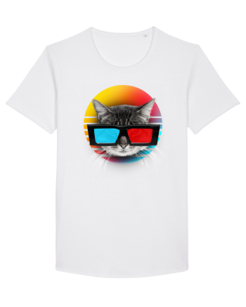3D cat White