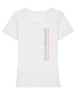 Colorful Life Tricou mânecă scurtă guler larg fitted Damă Expresser