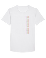 Colorful Life Tricou mânecă scurtă guler larg Bărbat Skater