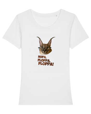 Big Floppa, hopa, hopa! White